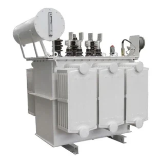 Trefas krafttransformator för belastning